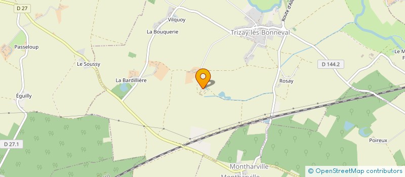 localisation de l'entreprise MONSIEUR MATTHIEU MORISSEAU à TRIZAY-LES-BONNEVAL