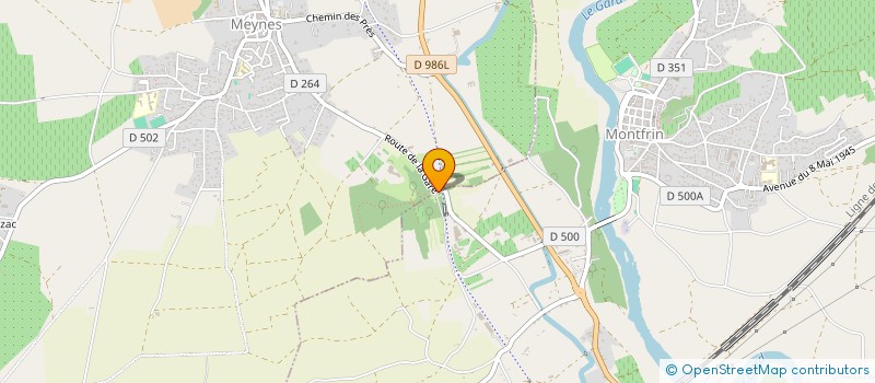 localisation de l'entreprise MONSIEUR MATTHIEU MORLOT  MEYNES