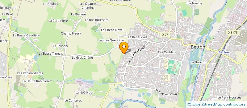 localisation de l'entreprise MONSIEUR MATTHIEU MORON  BETTON