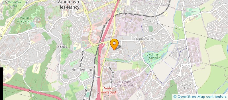 localisation de l'entreprise MONSIEUR MATTHIEU MOUGEL  HOUDEMONT