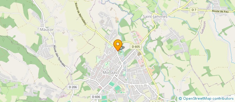 localisation de l'entreprise MONSIEUR MATTHIEU MOUROU  GABASTON