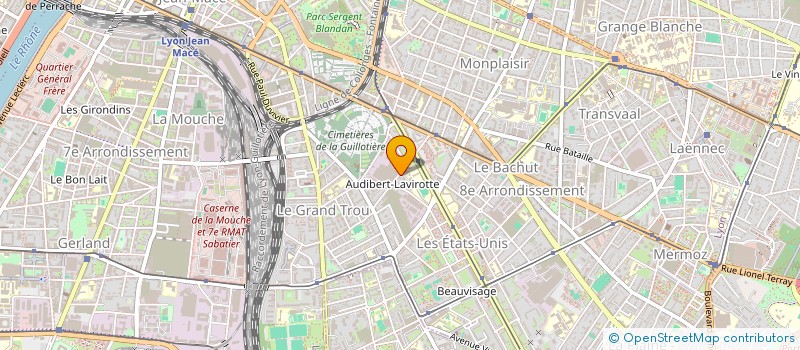 localisation de l'entreprise MONSIEUR MATTHIEU MOUTHON  LYON