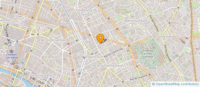 localisation de l'entreprise MONSIEUR MATTHIEU MOUTON  PARIS