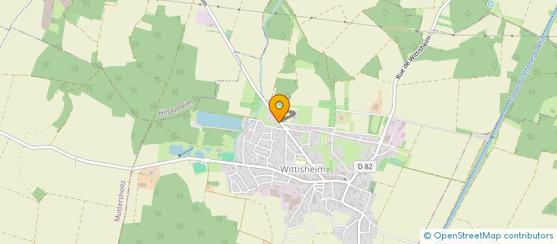 localisation de l'entreprise MONSIEUR MATTHIEU MULLER  WITTISHEIM