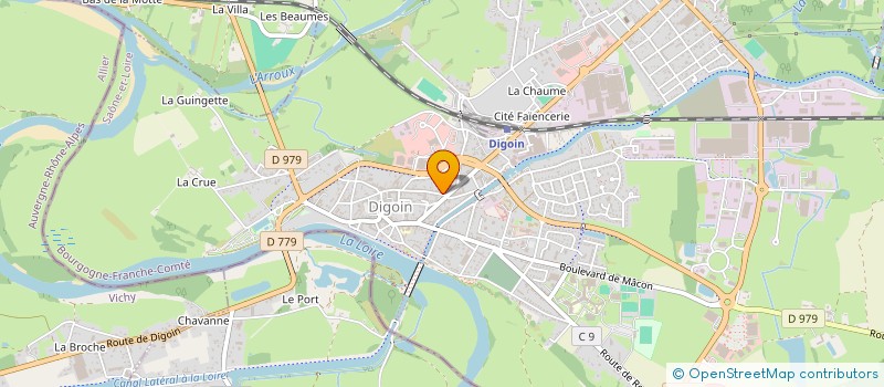 localisation de l'entreprise MONSIEUR MATTHIEU NABAIS  DIGOIN