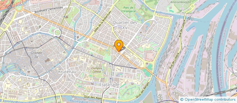 localisation de l'entreprise MONSIEUR MATTHIEU NAEGEL à STRASBOURG