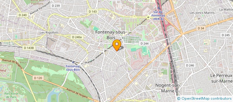 localisation de l'entreprise MONSIEUR MATTHIEU NEUFVILLE  FONTENAY-SOUS-BOIS