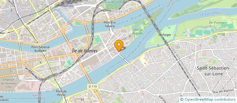 localisation de l'entreprise MONSIEUR MATTHIEU NOUNTCHONGOUE  NANTES