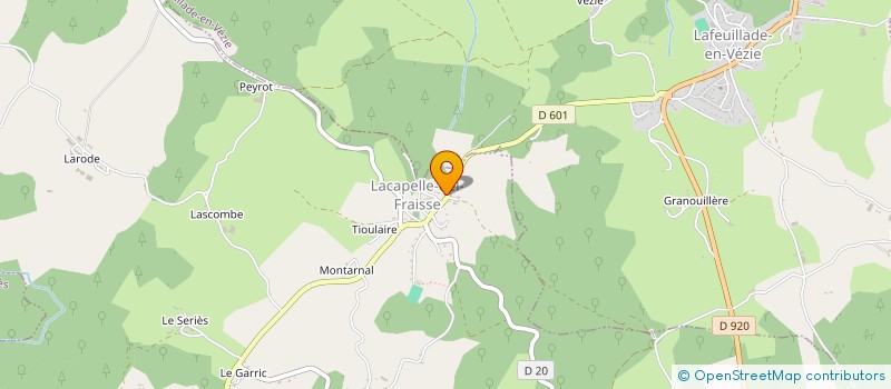 localisation de l'entreprise MONSIEUR MATTHIEU NUGOU à LADINHAC