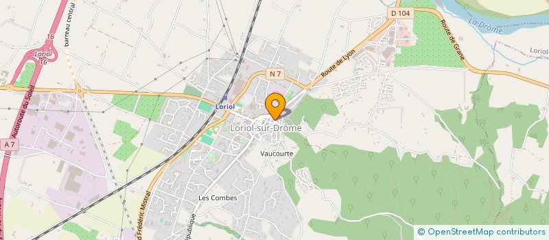 localisation de l'entreprise MONSIEUR MATTHIEU NUGUES  LORIOL SUR DROME