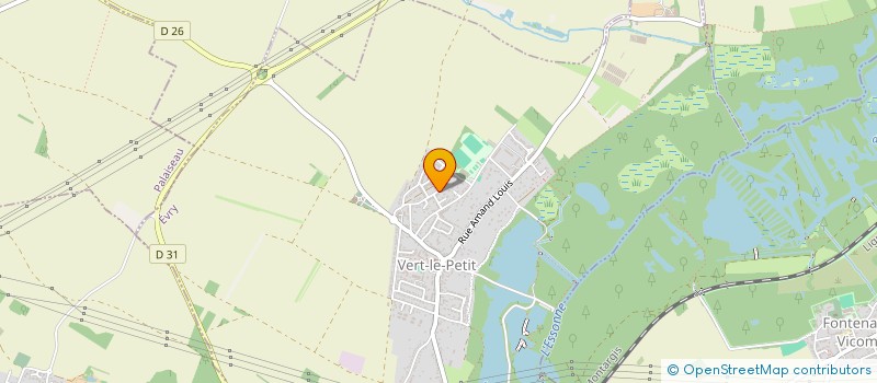 localisation de l'entreprise MONSIEUR MATTHIEU NURY  VERT-LE-PETIT