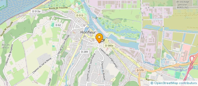 localisation de l'entreprise MONSIEUR MATTHIEU OLIVIER  ERAGNY