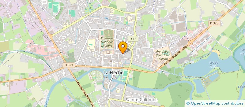 localisation de l'entreprise MONSIEUR MATTHIEU PACAUD  LA FLECHE