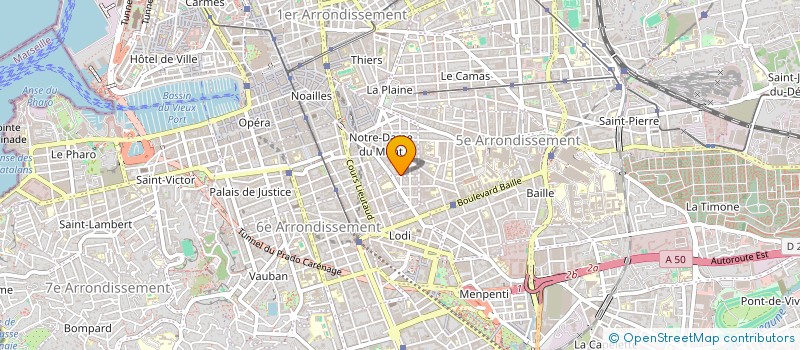 localisation de l'entreprise MONSIEUR MATTHIEU PALMADE  MARSEILLE