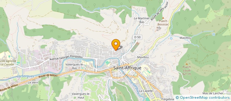 localisation de l'entreprise MONSIEUR MATTHIEU PALOC  ST-AFFRIQUE