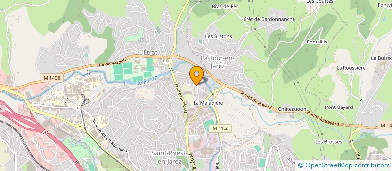 localisation de l'entreprise MONSIEUR MATTHIEU PALUSCI à L'ETRAT