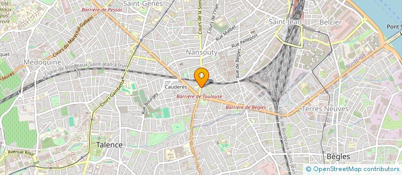 localisation de l'entreprise MONSIEUR MATTHIEU PAQUET  BORDEAUX