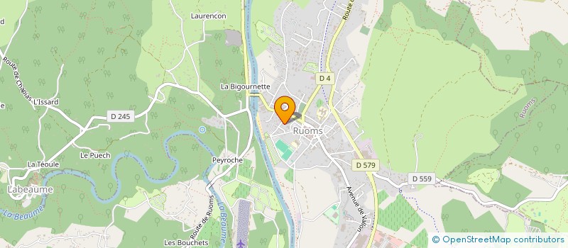 localisation de l'entreprise MONSIEUR MATTHIEU PARENT  RUOMS