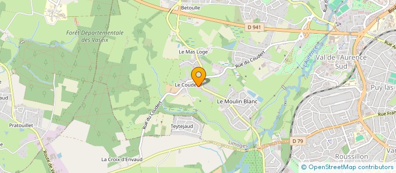 localisation de l'entreprise MONSIEUR MATTHIEU PARNEIX à LIMOGES