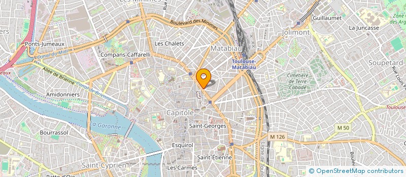 localisation de l'entreprise MONSIEUR MATTHIEU PASQUALINI à TOULOUSE