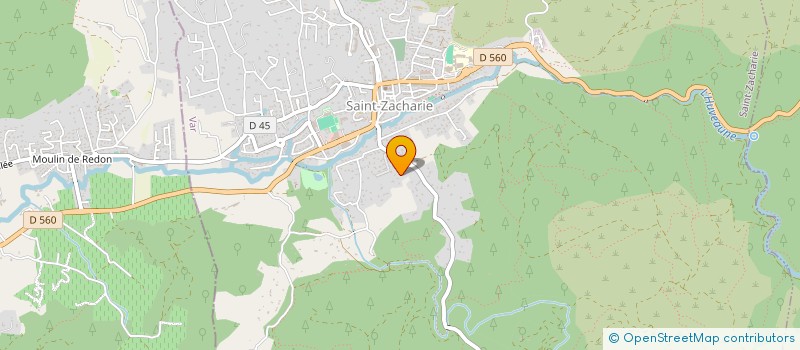 localisation de l'entreprise MONSIEUR MATTHIEU PASSEREL  SAINT-ZACHARIE