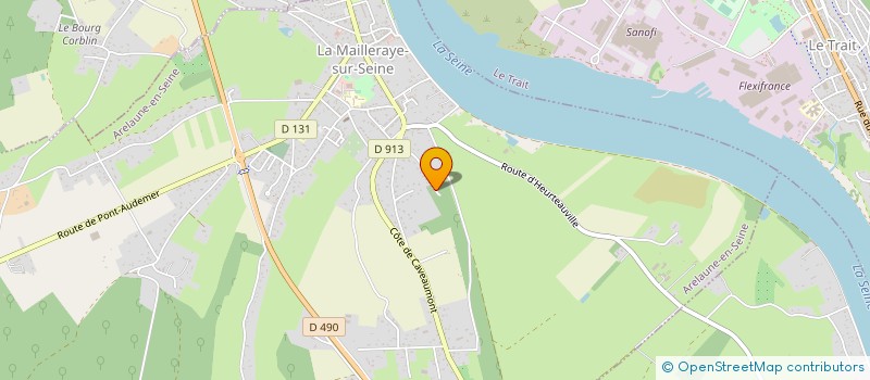 localisation de l'entreprise MONSIEUR MATTHIEU PATENERE  ARELAUNE-EN-SEINE