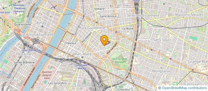 localisation de l'entreprise MONSIEUR MATTHIEU PATTE  LYON