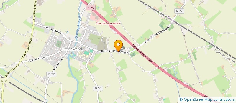 localisation de l'entreprise MONSIEUR MATTHIEU PECRO  STEENWERCK