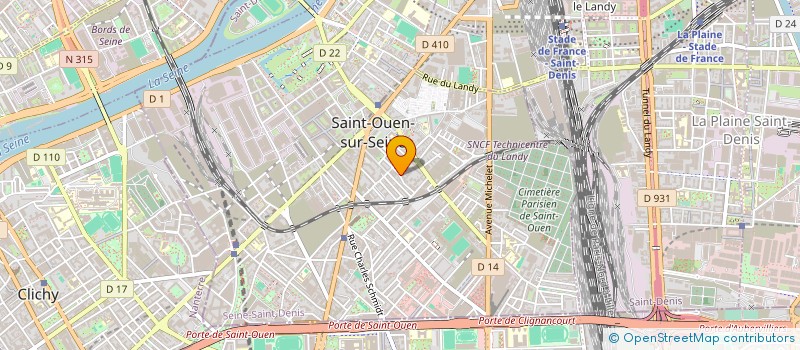 localisation de l'entreprise MONSIEUR MATTHIEU PEIGNOUX à SAINT-OUEN-SUR-SEINE