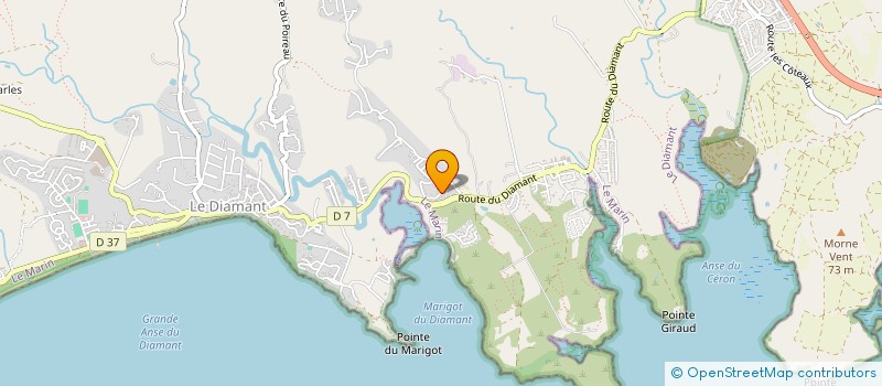 localisation de l'entreprise MONSIEUR MATTHIEU PELLAT  LE DIAMANT