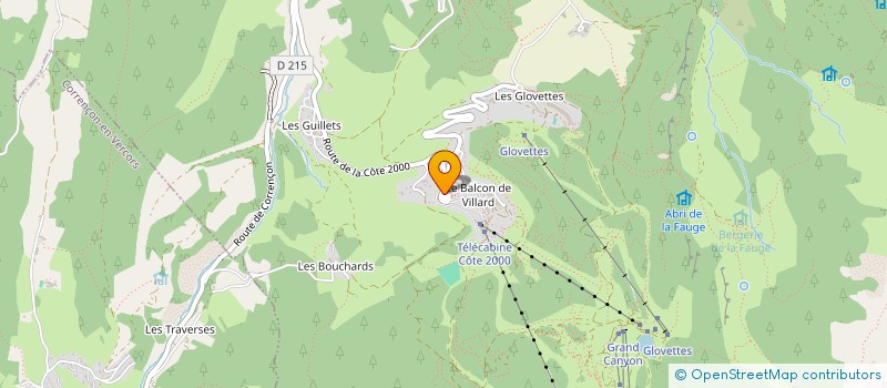 localisation de l'entreprise MONSIEUR MATTHIEU PELLAT-FINET  VILLARD-DE-LANS