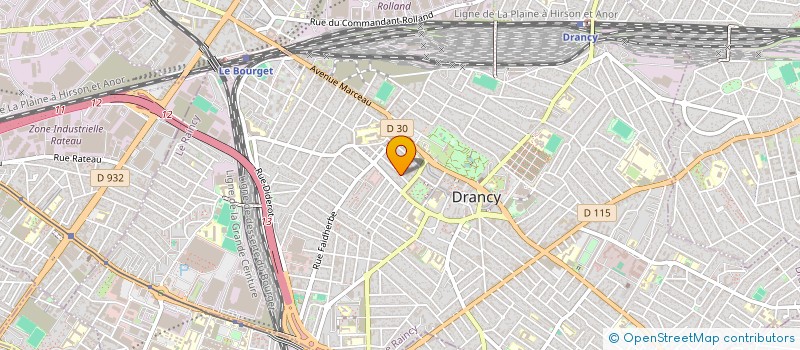 localisation de l'entreprise MONSIEUR MATTHIEU PELLETAN  DRANCY