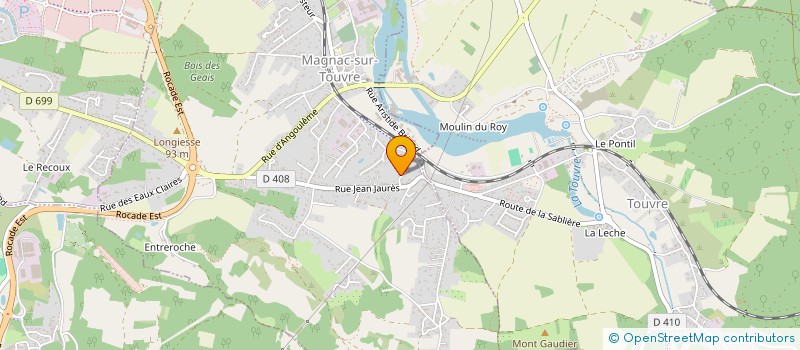 localisation de l'entreprise MONSIEUR MATTHIEU PERILLAUD  MAGNAC-SUR-TOUVRE