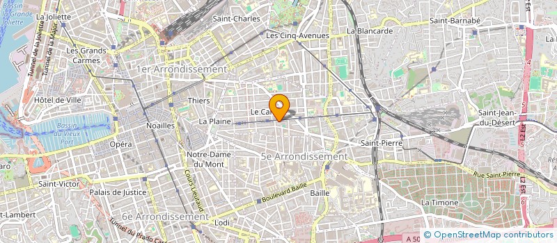 localisation de l'entreprise MONSIEUR MATTHIEU PERNAUD à MARSEILLE