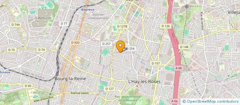 localisation de l'entreprise MONSIEUR MATTHIEU PERO  L'HAY-LES-ROSES