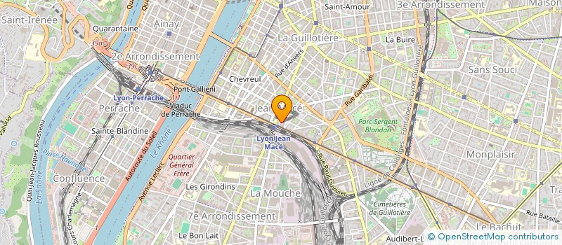 localisation de l'entreprise MONSIEUR MATTHIEU PERRET à LYON