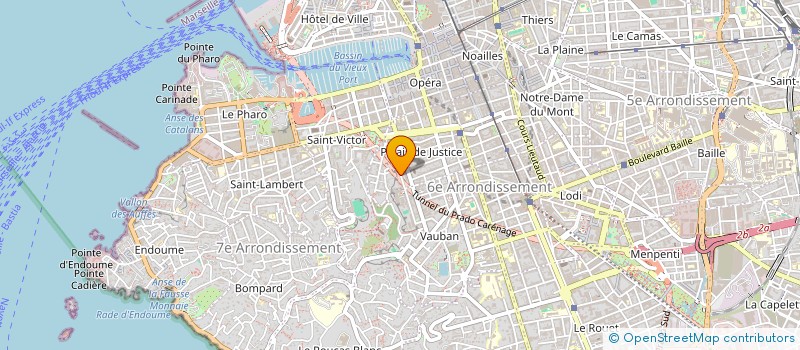 localisation de l'entreprise MONSIEUR MATTHIEU PERRIN  MARSEILLE