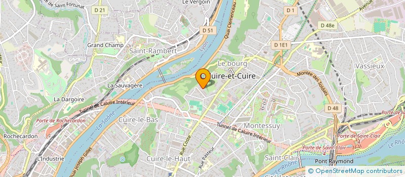 localisation de l'entreprise MONSIEUR MATTHIEU PETIT à CALUIRE-ET-CUIRE