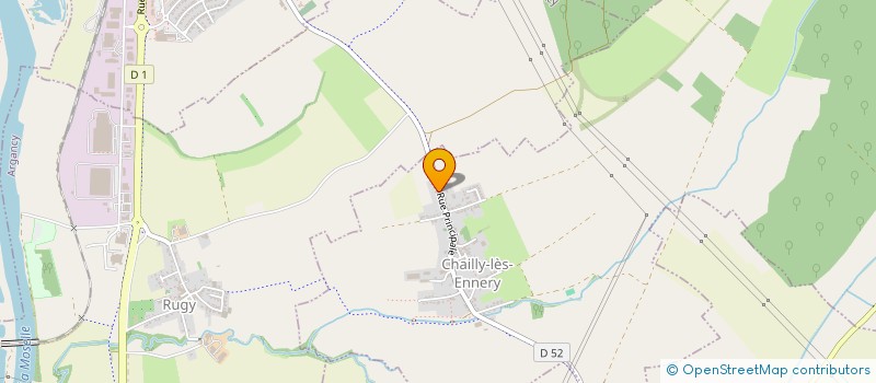 localisation de l'entreprise MONSIEUR MATTHIEU PETIT  CHAILLY-LES-ENNERY