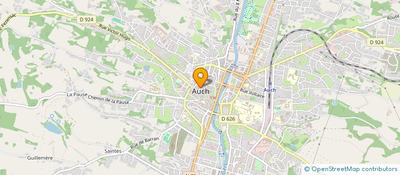 localisation de l'entreprise MONSIEUR MATTHIEU PHAM  AUCH