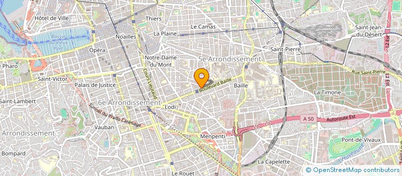 localisation de l'entreprise MONSIEUR MATTHIEU PIACENTILE à MARSEILLE