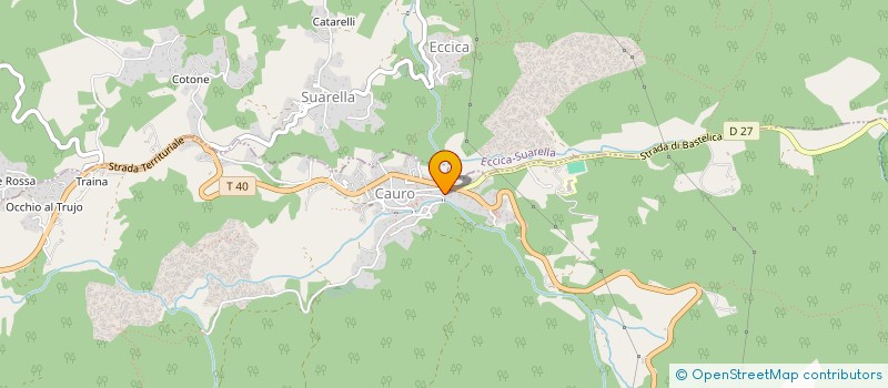 localisation de l'entreprise MONSIEUR MATTHIEU PIETRI  CAURO