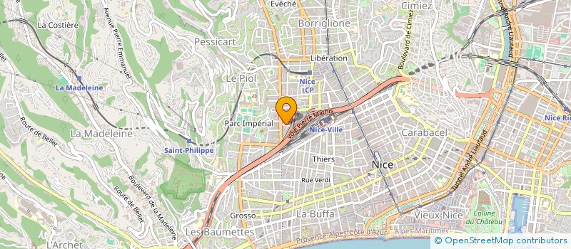 localisation de l'entreprise MONSIEUR MATTHIEU PIGNOL  NICE