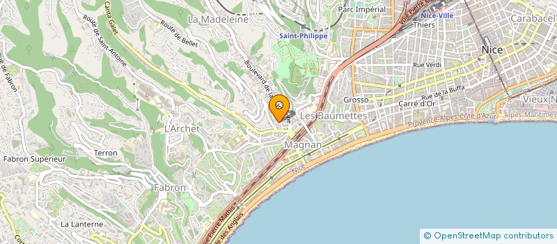 localisation de l'entreprise MONSIEUR MATTHIEU PILCH à NICE