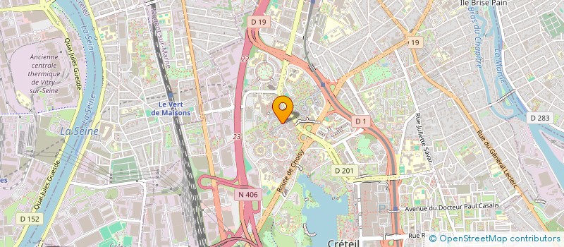 localisation de l'entreprise MONSIEUR MATTHIEU PINSON  CRETEIL