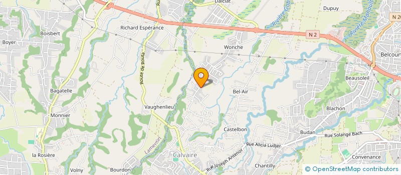 localisation de l'entreprise MONSIEUR MATTHIEU PLANTIER  BAIE MAHAULT