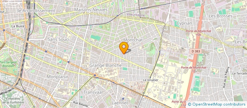 localisation de l'entreprise MONSIEUR MATTHIEU POCARD  LYON