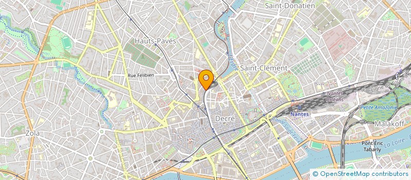 localisation de l'entreprise MONSIEUR MATTHIEU POCREAU  NANTES