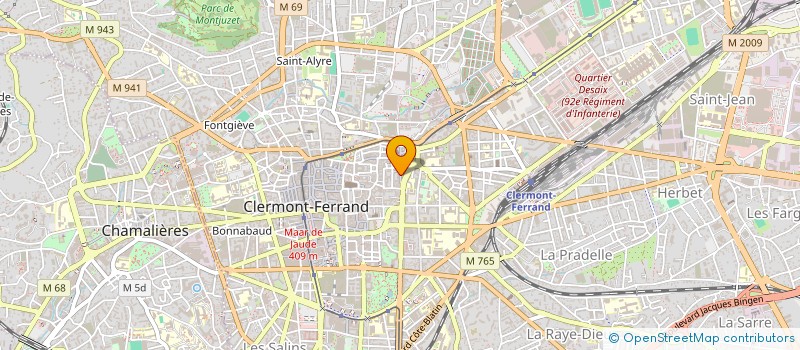 localisation de l'entreprise MONSIEUR MATTHIEU POINOT à CLERMONT-FERRAND