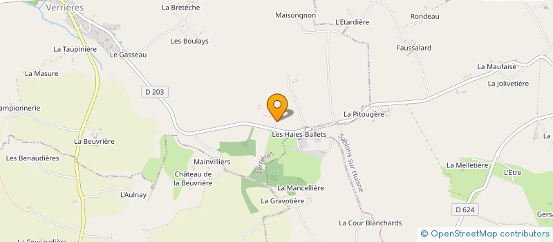 localisation de l'entreprise MONSIEUR MATTHIEU POIVRE à VERRIERES